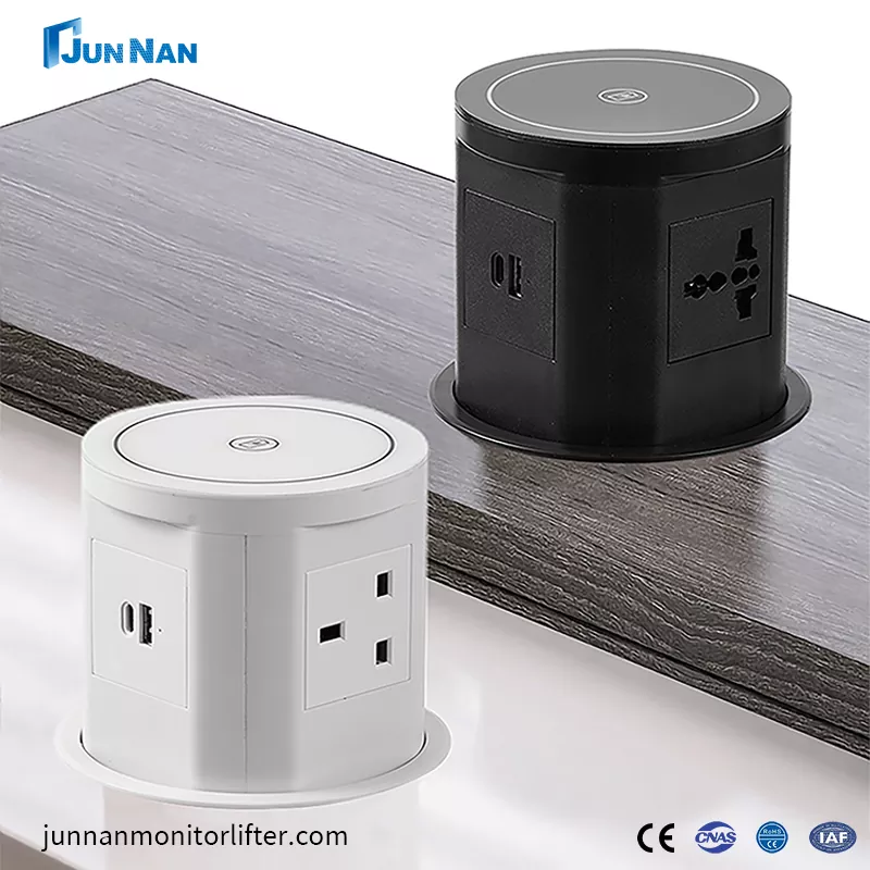 Pop-up-pistorasia Smart-pistoke USB: n ja langattoman lataus WiFi